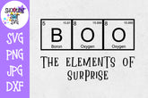Boo Element of Surprise SVG - Halloween SVG - Nerdy SVG